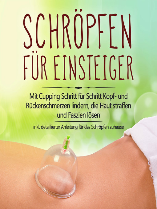 Cover image for Schröpfen für Einsteiger